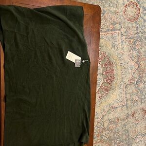 NWT Dark Green CASHMERE shawl